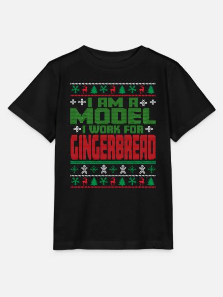 Model Weihnachten Spruch - Stanley/Stella Kinder T-Shirt MINI CREATOR - Schwarz