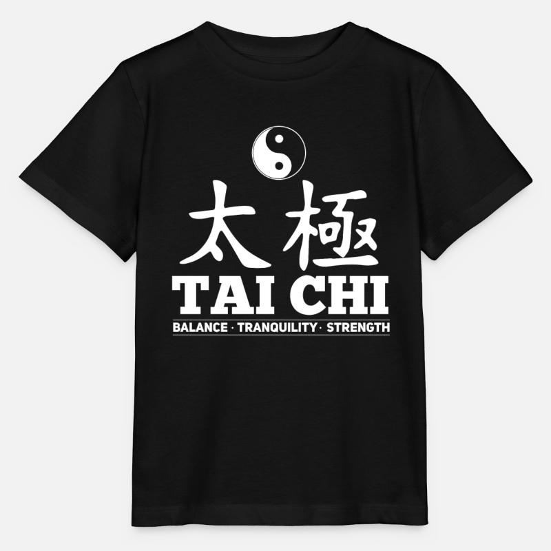Tai Balance Tranquility Force - T-shirt bio MINI CREATOR Stanley/Stella Enfant - noir