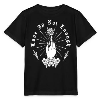 Love Is Not Enough Rose Hand And Dagger - Stanley/Stella MINI CREATOR Kids’ T-Shirt - black - Front - Mikhail (115cm)