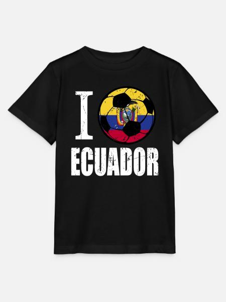 Ecuador Fußball - Stanley/Stella Kinder T-Shirt MINI CREATOR - Schwarz
