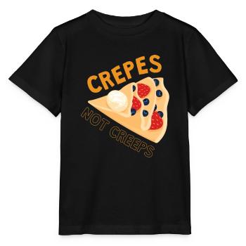 Crêpes pas rampantes Crêpes crêpes - T-shirt bio MINI CREATOR Stanley/Stella Enfant - noir - Devant - Mikhail (115cm)