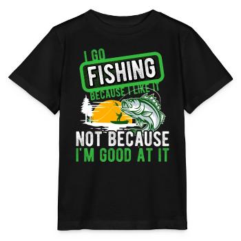 Angler Hobby Angler Fischer - T-shirt bio MINI CREATOR Stanley/Stella Enfant - noir - Devant - Mikhail (115cm)