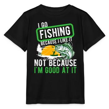 Angler Hobby Angler Fischer - T-shirt bio MINI CREATOR Stanley/Stella Enfant - noir - Devant - Mikhail (115cm)