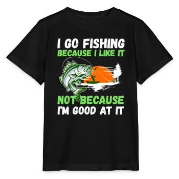 Angler Hobby Angler Fischer - T-shirt bio MINI CREATOR Stanley/Stella Enfant - noir - Devant - Mikhail (115cm)