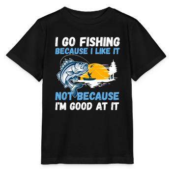 Angler Hobby Angler Fischer - T-shirt bio MINI CREATOR Stanley/Stella Enfant - noir - Devant - Mikhail (115cm)