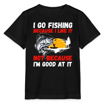 Angler Hobby Angler Fischer - T-shirt bio MINI CREATOR Stanley/Stella Enfant - noir - Devant - Mikhail (115cm)