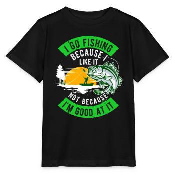 Angler Hobby Angler Fischer - T-shirt bio MINI CREATOR Stanley/Stella Enfant - noir - Devant - Mikhail (115cm)