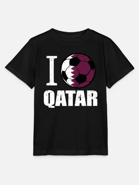 Katar Fußball - Stanley/Stella Kinder T-Shirt MINI CREATOR  - Schwarz