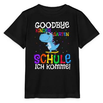 Schulkind Ende Kindergarten Schüler Abschied Vorsc - Stanley/Stella Kinder T-Shirt MINI CREATOR  - Schwarz - Vorne - Mikhail (115cm)