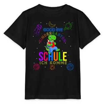 Schulkind Ende Kindergarten Geschenk Grundschule D - Stanley/Stella Kinder T-Shirt MINI CREATOR  - Schwarz - Vorne - Mikhail (115cm)