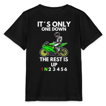 Motorcycle Lifestyle / Motorcycle / Motorcycle biker - Stanley/Stella MINI CREATOR Kids’ T-Shirt - black - Front - Mikhail (115cm)