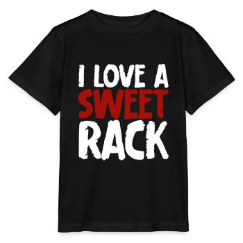 J’aime un support sucré - T-shirt bio MINI CREATOR Stanley/Stella Enfant - noir - Devant - Mikhail (115cm)