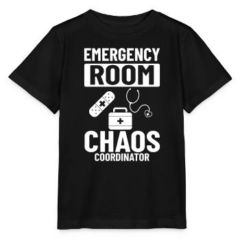 Premiers soins d'infirmière d'urgence de salle d'urgence - T-shirt bio MINI CREATOR Stanley/Stella Enfant - noir - Devant - Mikhail (115cm)