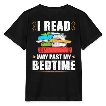 J’ai lu bien au-delà de mon amant de livre au coucher - T-shirt bio MINI CREATOR Stanley/Stella Enfant - noir - Devant - Mikhail (115cm)