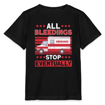 Paramedic First Responder Ambulance Driver - Stanley/Stella MINI CREATOR Kids’ T-Shirt - black - Front - Mikhail (115cm)