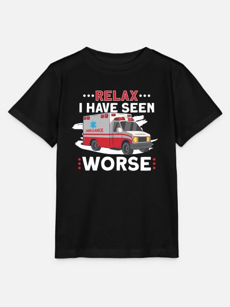 Ambulancier paramédical Conducteur d’ambulance - T-shirt bio MINI CREATOR Stanley/Stella Enfant - noir