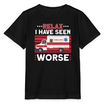 Paramedic First Responder Ambulance Driver - Stanley/Stella MINI CREATOR Kids’ T-Shirt - black - Front - Mikhail (115cm)