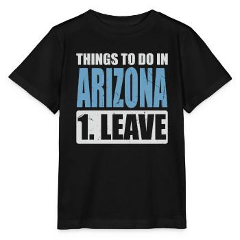 Mèmes de l’Arizona - T-shirt bio MINI CREATOR Stanley/Stella Enfant - noir - Devant - Mikhail (115cm)