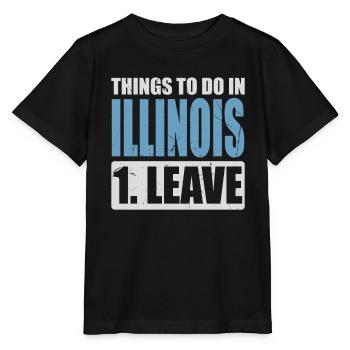 Illinois Meme - Stanley/Stella Kinder T-Shirt MINI CREATOR  - Schwarz - Vorne - Mikhail (115cm)