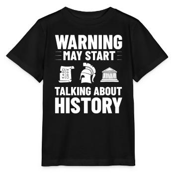 History Teacher Lesson Professor Historian - Stanley/Stella MINI CREATOR Kids’ T-Shirt - black - Front - Mikhail (115cm)