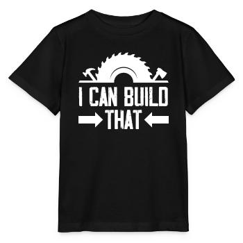 DIY craftsman carpenter gift - Stanley/Stella MINI CREATOR Kids’ T-Shirt - black - Front - Mikhail (115cm)