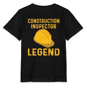 Building Inspector Legend - Stanley/Stella MINI CREATOR Kids’ T-Shirt - black - Front - Mikhail (115cm)