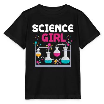 Sciences filles -chimie écolières femmes - T-shirt bio MINI CREATOR Stanley/Stella Enfant - noir - Devant - Mikhail (115cm)