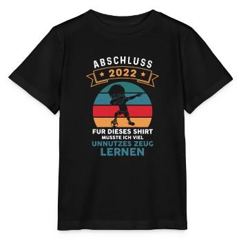Schulabschluss Realschule Hauptschule Abschluss - Stanley/Stella Kinder T-Shirt MINI CREATOR  - Schwarz - Vorne - Mikhail (115cm)
