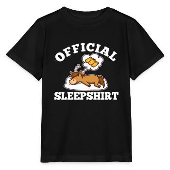 Official sleepshirt Horse - Stanley/Stella MINI CREATOR Kids’ T-Shirt - black - Front - Mikhail (115cm)