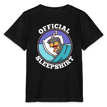 Official sleepshirt Rottweiler - Stanley/Stella MINI CREATOR Kids’ T-Shirt - black - Front - Mikhail (115cm)
