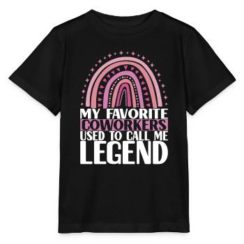 Farewell gift from colleague Jobwechsel - Stanley/Stella MINI CREATOR Kids’ T-Shirt - black - Front - Mikhail (115cm)