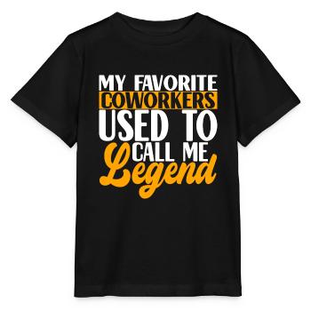Farewell gift from colleague Jobwechsel - Stanley/Stella MINI CREATOR Kids’ T-Shirt - black - Front - Mikhail (115cm)