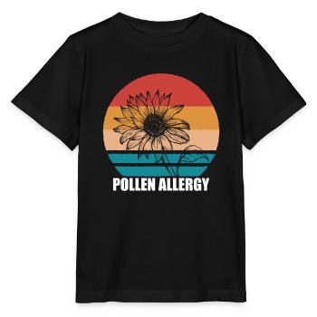 Chemise contre les allergies au pollen Rhume des foins - T-shirt bio MINI CREATOR Stanley/Stella Enfant - noir - Devant - Mikhail (115cm)