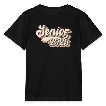 Retraité senior 2023 2023 - T-shirt bio MINI CREATOR Stanley/Stella Enfant - noir - Devant - Mikhail (115cm)