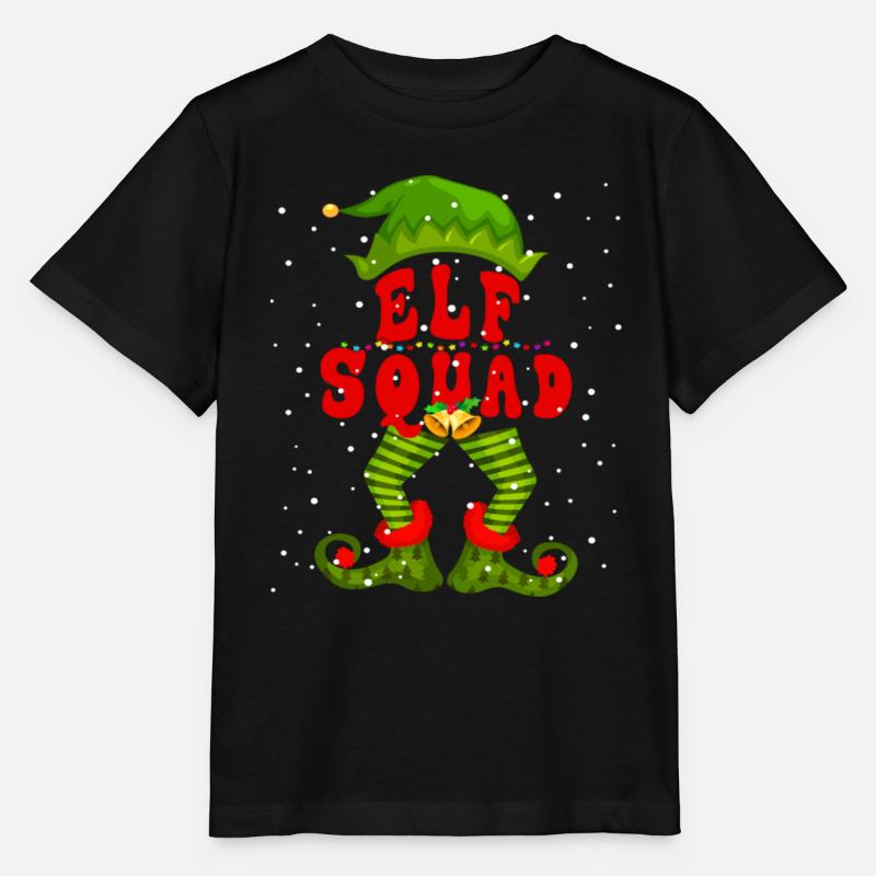 Elf Squad Mignon Elfe Noël - T-shirt bio MINI CREATOR Stanley/Stella Enfant - noir