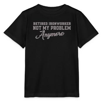Métallurgistes à la retraite - T-shirt bio MINI CREATOR Stanley/Stella Enfant - noir - Devant - Mikhail (115cm)