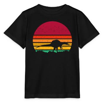 Spinosaurus Retro Style - Stanley/Stella MINI CREATOR Kids’ T-Shirt - black - Front - Mikhail (115cm)
