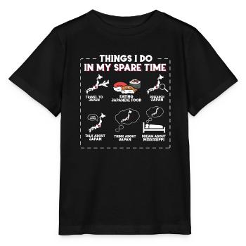 Japan - Stanley/Stella MINI CREATOR Kids’ T-Shirt - black - Front - Mikhail (115cm)
