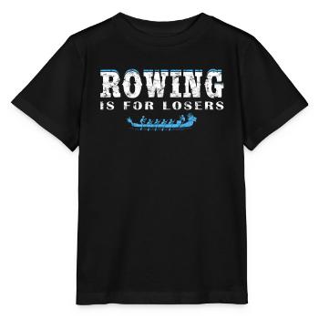 Festival de course de bateaux-dragons Bateau de dragon - T-shirt bio MINI CREATOR Stanley/Stella Enfant - noir - Devant - Mikhail (115cm)
