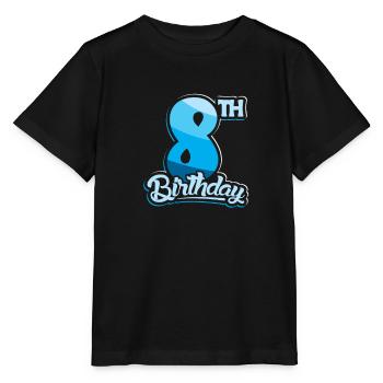 8e anniversaire Enfants Huit ans - T-shirt bio MINI CREATOR Stanley/Stella Enfant - noir - Devant - Mikhail (115cm)