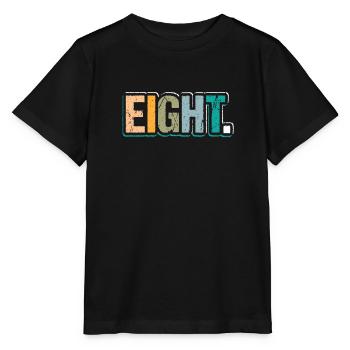 8e anniversaire Enfants Huit ans - T-shirt bio MINI CREATOR Stanley/Stella Enfant - noir - Devant - Mikhail (115cm)