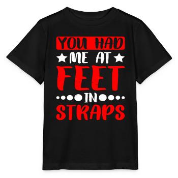 Tu m’avais aux pieds dans les sangles 10 - T-shirt bio MINI CREATOR Stanley/Stella Enfant - noir - Devant - Mikhail (115cm)
