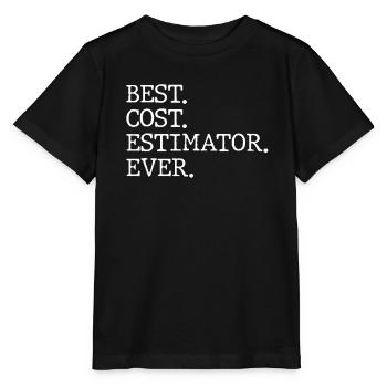 Meilleur estimateur de coûts jamais réalisé - T-shirt bio MINI CREATOR Stanley/Stella Enfant - noir - Devant - Mikhail (115cm)