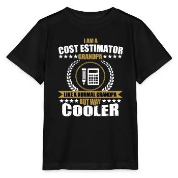 Estimateur de coûts grand-père - T-shirt bio MINI CREATOR Stanley/Stella Enfant - noir - Devant - Mikhail (115cm)
