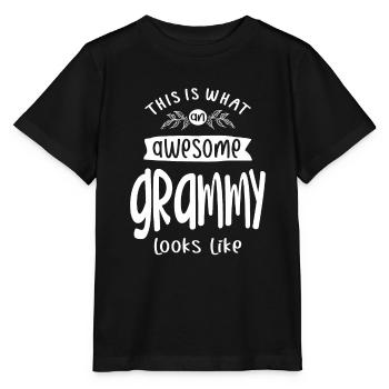 Das ist ein großartiger Grammy - Oma - Stanley/Stella Kinder T-Shirt MINI CREATOR  - Schwarz - Vorne - Mikhail (115cm)