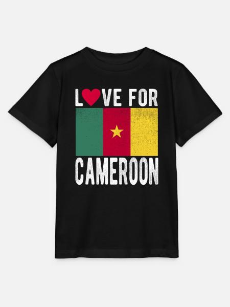 Kamerun Fahne - Stanley/Stella Kinder T-Shirt MINI CREATOR - Schwarz