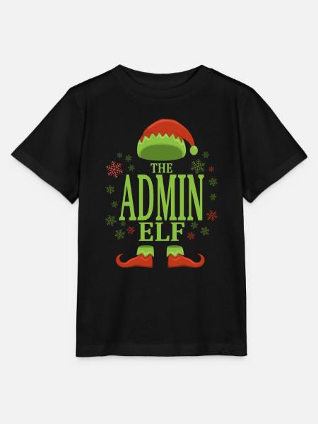 Admin Weihnachtself - Stanley/Stella Kinder T-Shirt MINI CREATOR  - Schwarz