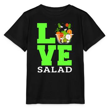 Salade d’amour - T-shirt bio MINI CREATOR Stanley/Stella Enfant - noir - Devant - Mikhail (115cm)