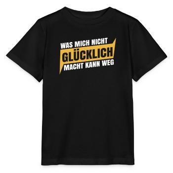 Schwarzer Humor Ironie - Stanley/Stella Kinder T-Shirt MINI CREATOR  - Schwarz - Vorne - Mikhail (115cm)