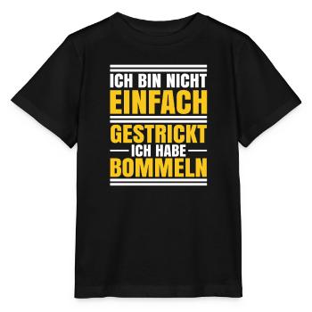 Schwarzer Humor Ironie - Stanley/Stella Kinder T-Shirt MINI CREATOR  - Schwarz - Vorne - Mikhail (115cm)